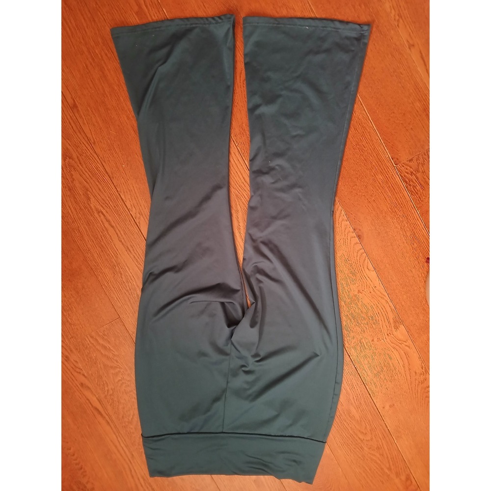 Blue Stretchy Flare Soft Leggings Large - Picture 6 of 9